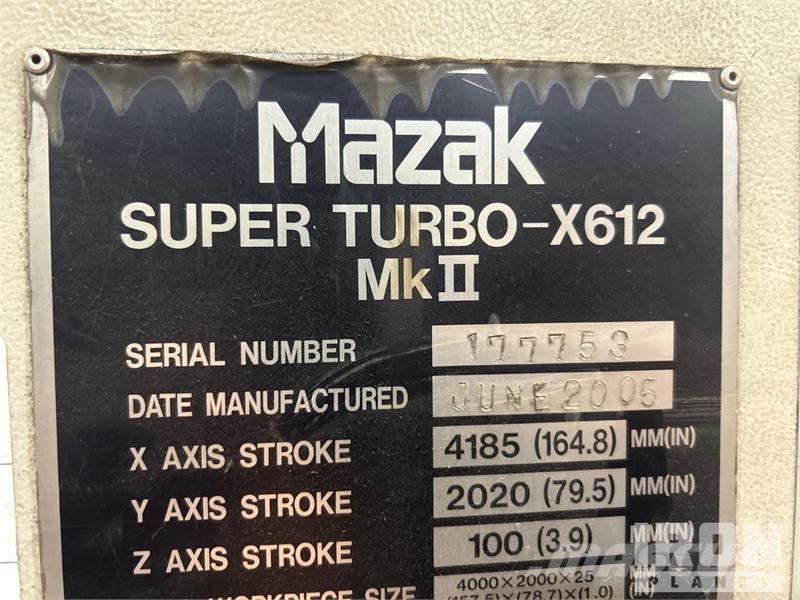  Mazak Super Turbo-X612 Mk II Electric Laser Cutter Utilaje construcții - Altele