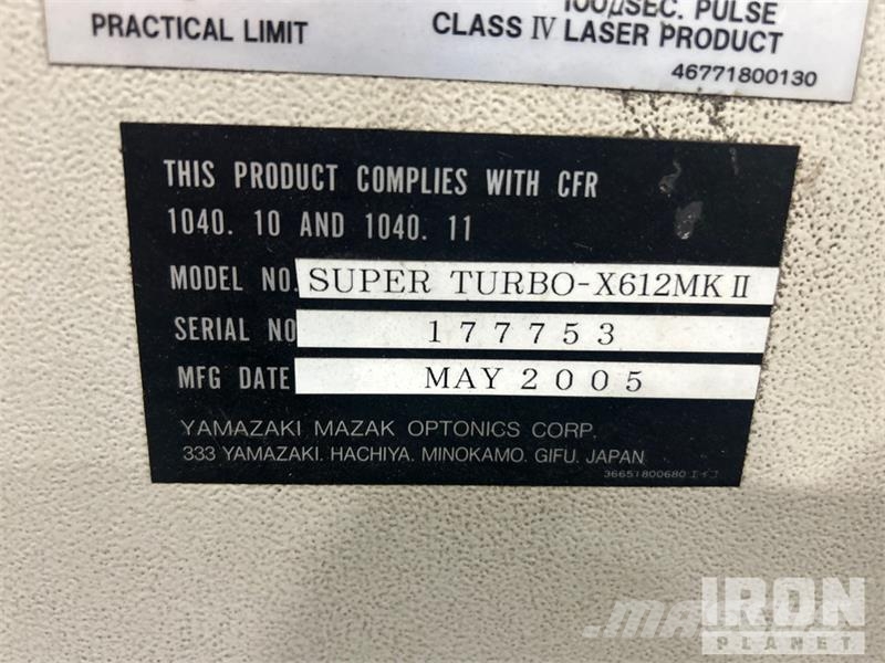  Mazak Super Turbo-X612 Mk II Electric Laser Cutter Utilaje construcții - Altele