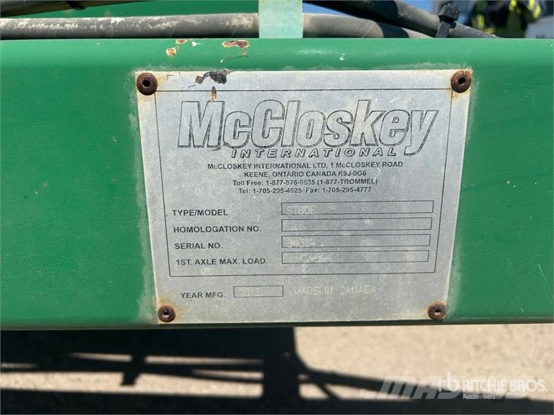 McCloskey ST80E 36 in x 80 ft Portable Radial Stacking Conve Строительная техника - Другие