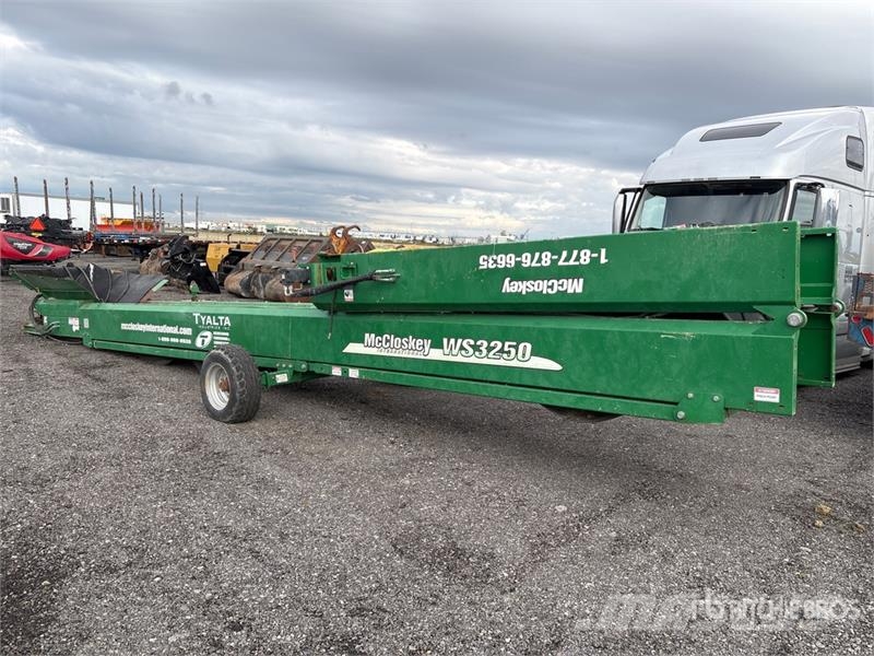McCloskey WS3250 32 in x 50 ft Portable Transfer Hydraulic C Stavebnictví - ostatní