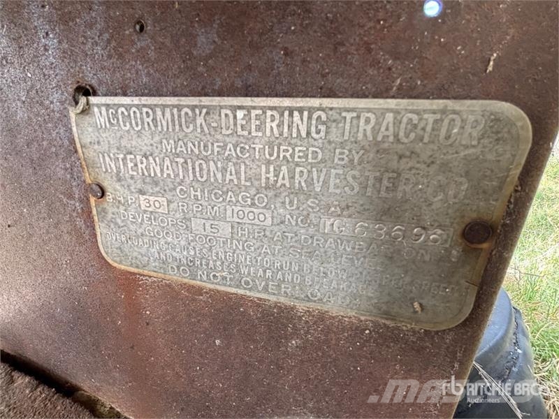 McCormick Deering Tractor 15-30 2WD Antique Tractor Τρακτέρ