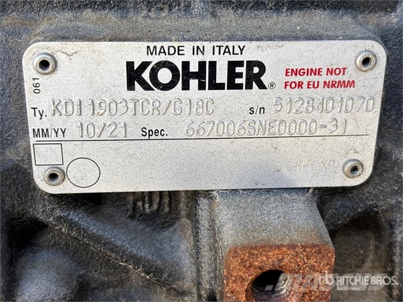  Megagen z25KH 20 kW Mobile Generator Set Dízel áramfejlesztők