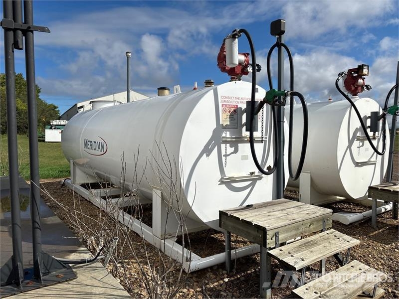 Meridian 10000L 2641 gal Skid Mounted Steel Diesel Fuel Tan Polttoaine- ja lisäainesäiliöt