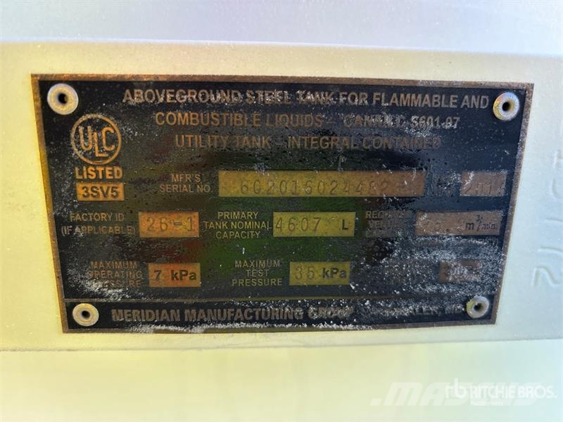 Meridian 1200 gal Gasoline Fuel Tank Réservoirs de carburant et d'additifs