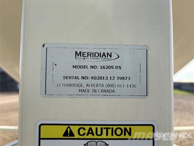 Meridian 1620S D5 +/- 132 ton Fertilizer Hopper Grain Bin 作物プロセスッサーと収納ユニット/機械 - その他