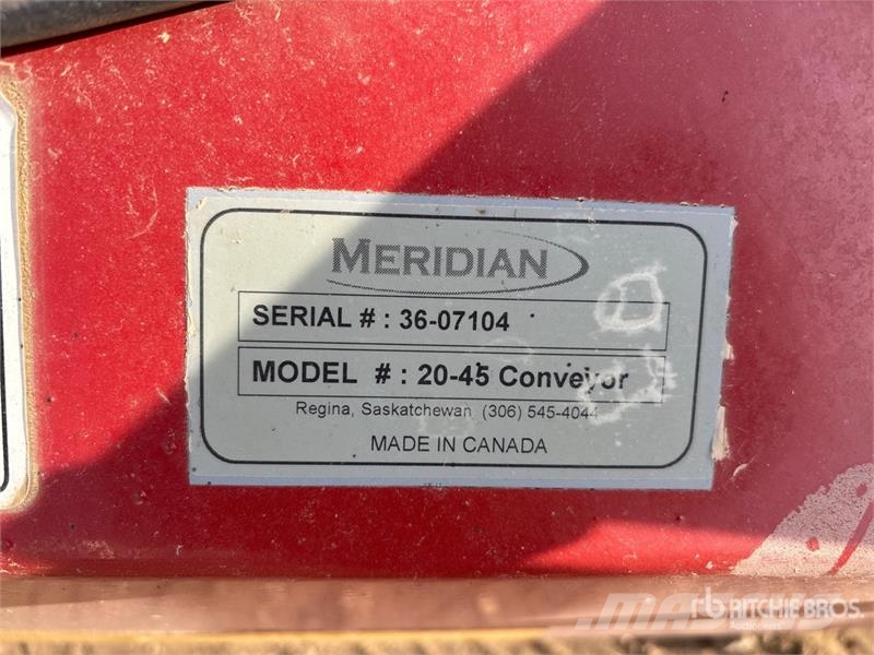 Meridian 20-45 20 in x 45 ft Grain Conveyor معدات نقل