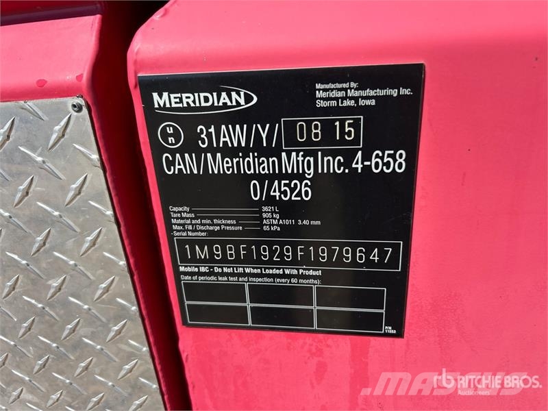 Meridian Fuel Express Platinum Pro T/A Fuel and Lube Traile Ρυμούλκες βυτίων
