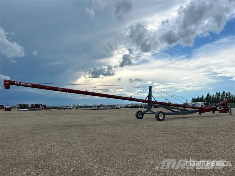 Meridian SLMD14-95 14 in x 95 ft Telescopic Swing Grain Aug معدات نقل