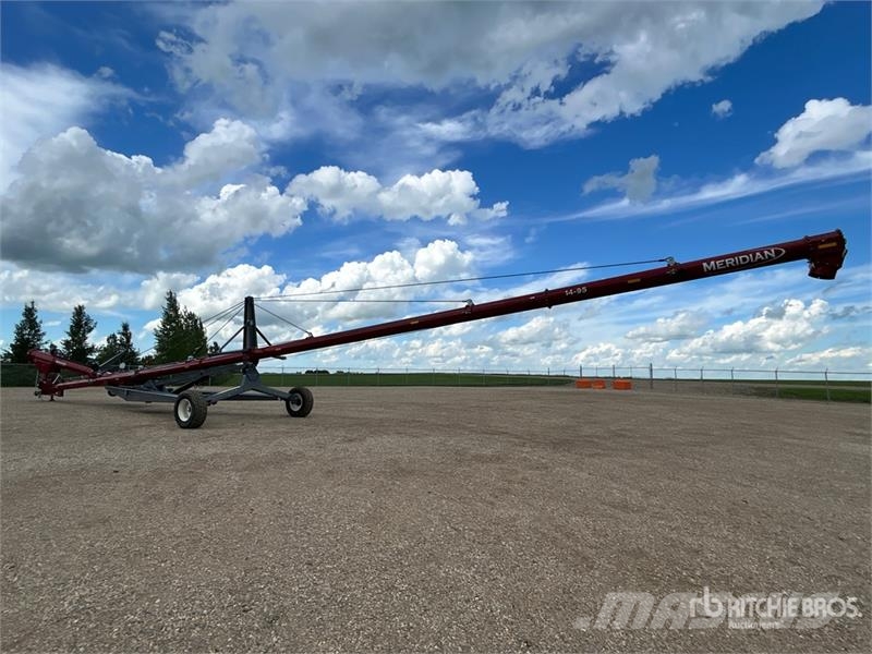 Meridian SLMD14-95 14 in x 95 ft Telescopic Swing Grain Aug معدات نقل