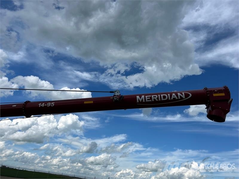 Meridian SLMD14-95 14 in x 95 ft Telescopic Swing Grain Aug معدات نقل