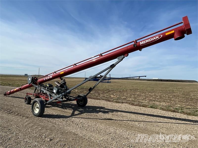 Meridian TL10-39 10 in x 39 ft Grain Auger Sauterelle, tapis roulant, vis sans fin