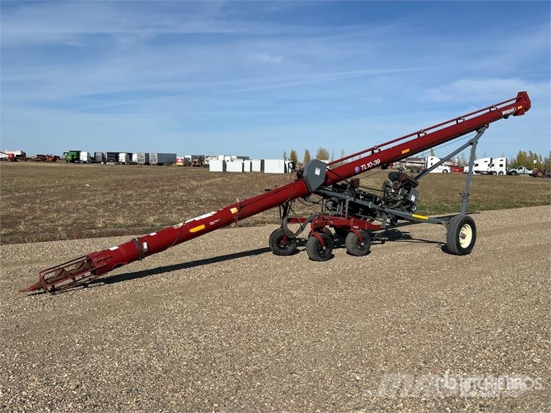 Meridian TL10-39 10 in x 39 ft Grain Auger Sauterelle, tapis roulant, vis sans fin