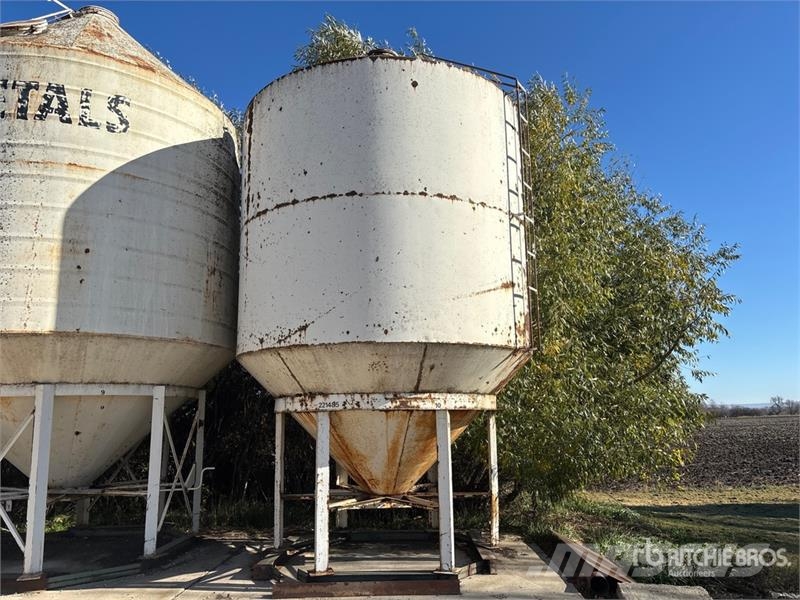 Metals +/- 1200 bu 2 Ring Smooth Wall Hopper Grain Sonstige Ernte Verarbeitung und -lagerung