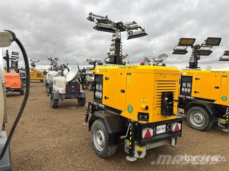 Metrolite DLT18KW 15 kW Light Tower Tour d'éclairage