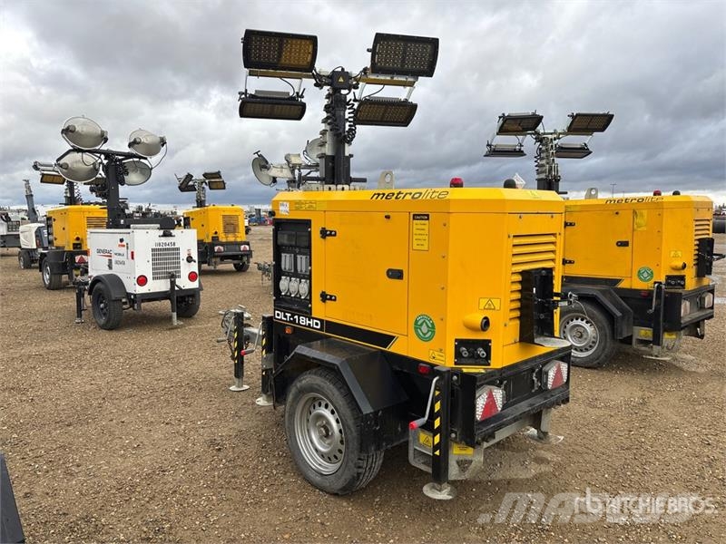 Metrolite DLT18KW 15 kW Light Tower Tour d'éclairage