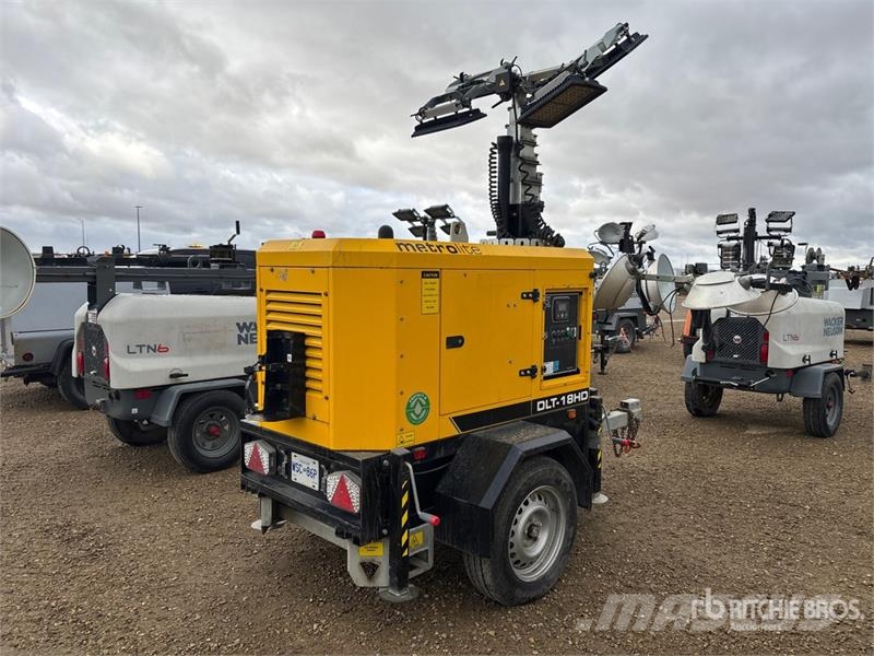 Metrolite DLT18KW 15 kW Light Tower Tour d'éclairage