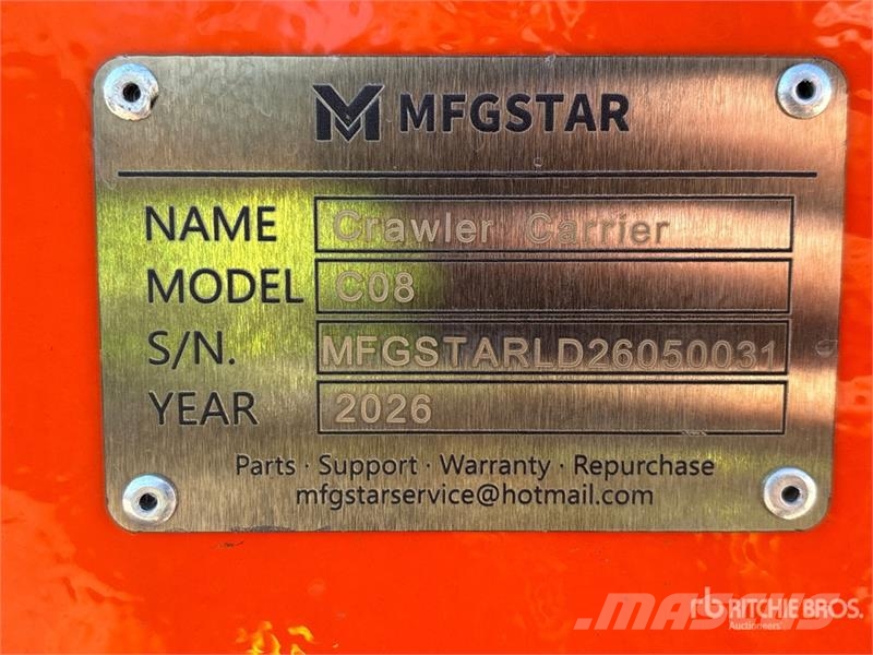 MFGSTAR C08 Stand-On Self-Loading Mini Tracked Dum Dumpers εργοταξίου
