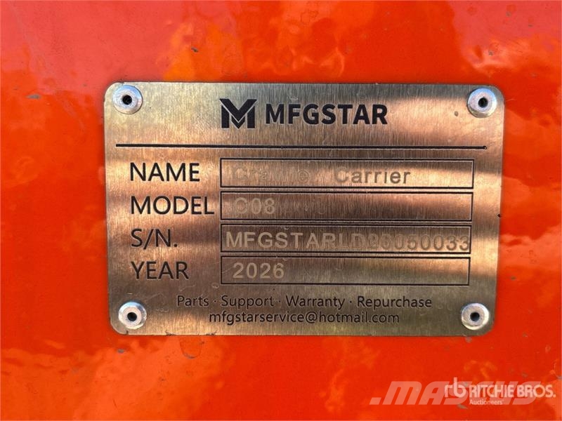 MFGSTAR C08 Stand-On Self-Loading Mini Tracked Dum Dumpers εργοταξίου