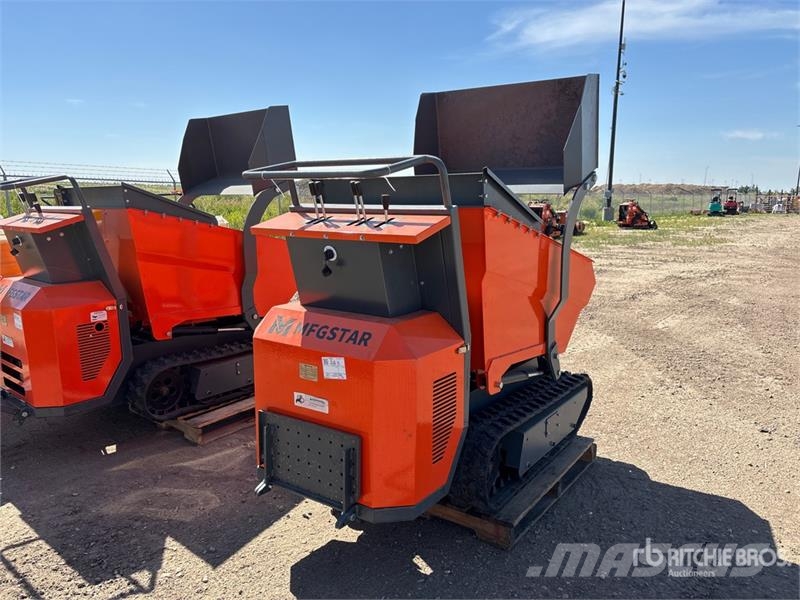 MFGSTAR C08 Stand-On Self-Loading Mini Tracked Dum Dumpers εργοταξίου
