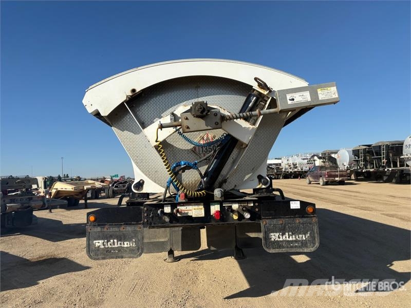 Midland 21 ft Super B-Train Lead Side Dump Trailer مقطورات قلابة