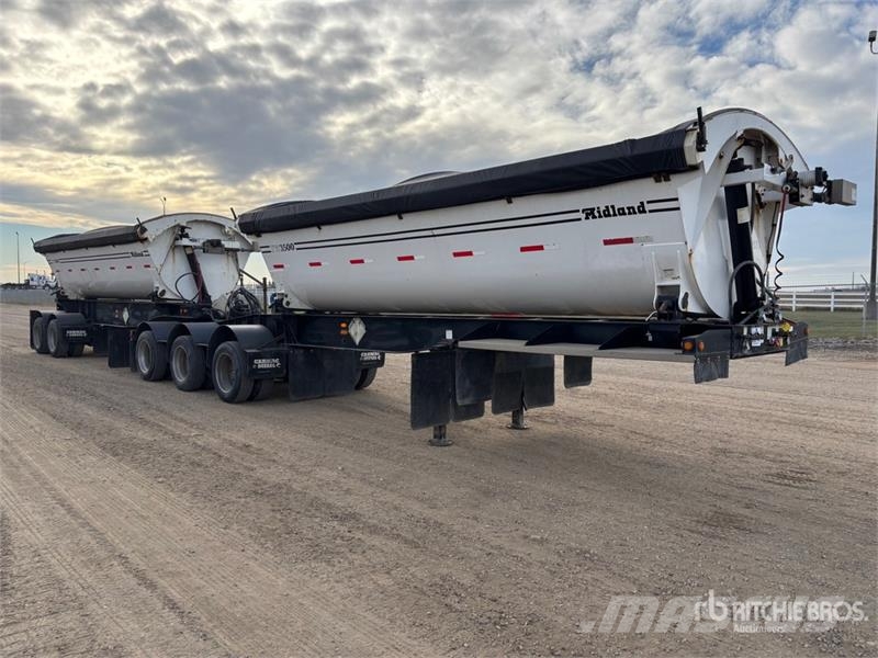 Midland 21 ft Super B-Train Lead Side Dump Trailer مقطورات قلابة