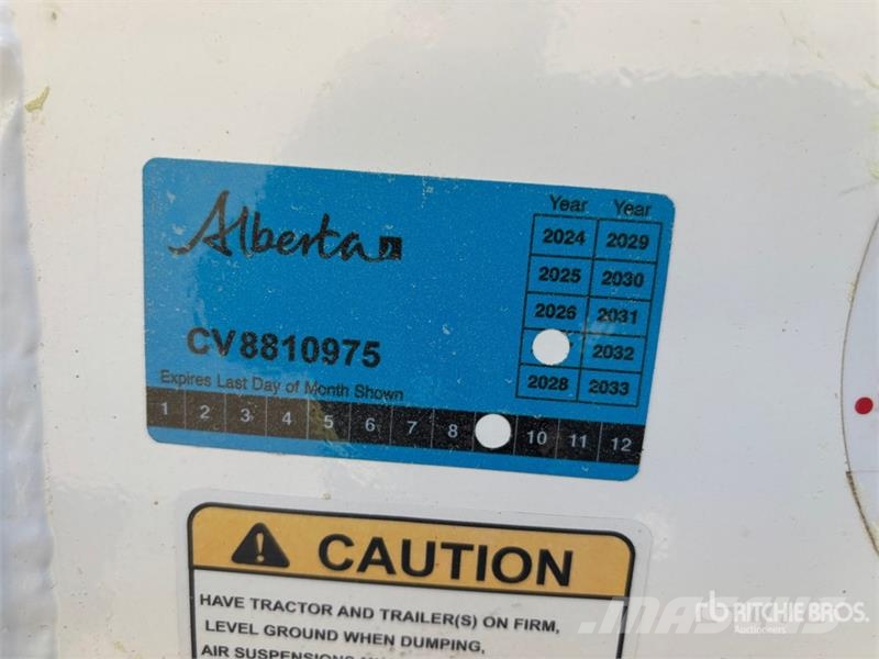 Midland 21 ft Super B-Train Lead Side Dump Trailer مقطورات قلابة