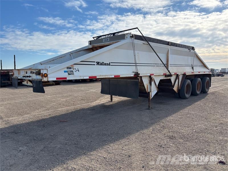 Midland 38 ft Tri/A Belly Dump Trailer مقطورات قلابة