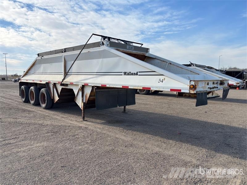 Midland 38 ft Tri/A Belly Dump Trailer مقطورات قلابة