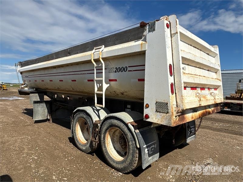 Midland MG28SL2000 28 ft T/A End Dump Trailer Damperli römorklari