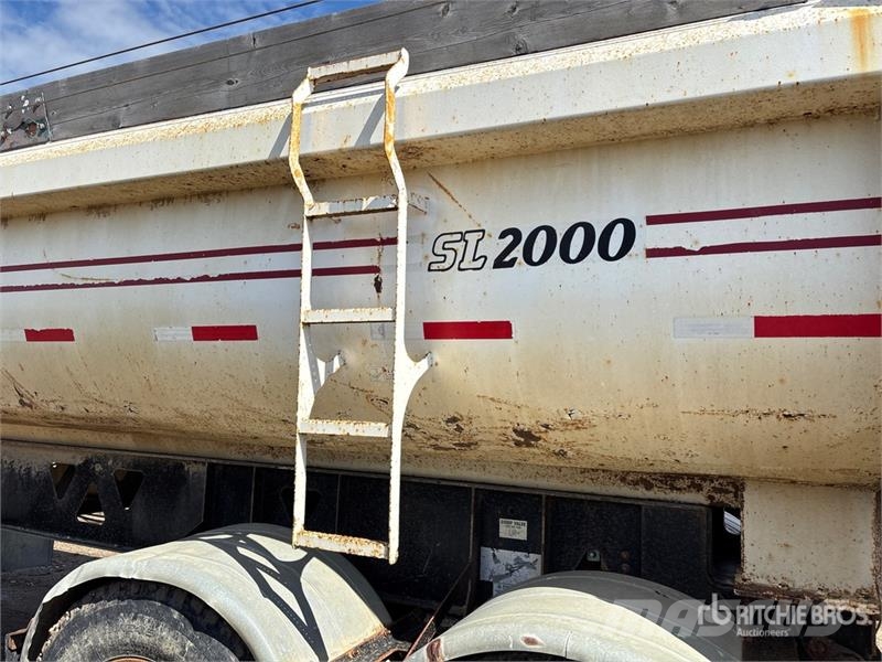 Midland MG28SL2000 28 ft T/A End Dump Trailer Damperli römorklari