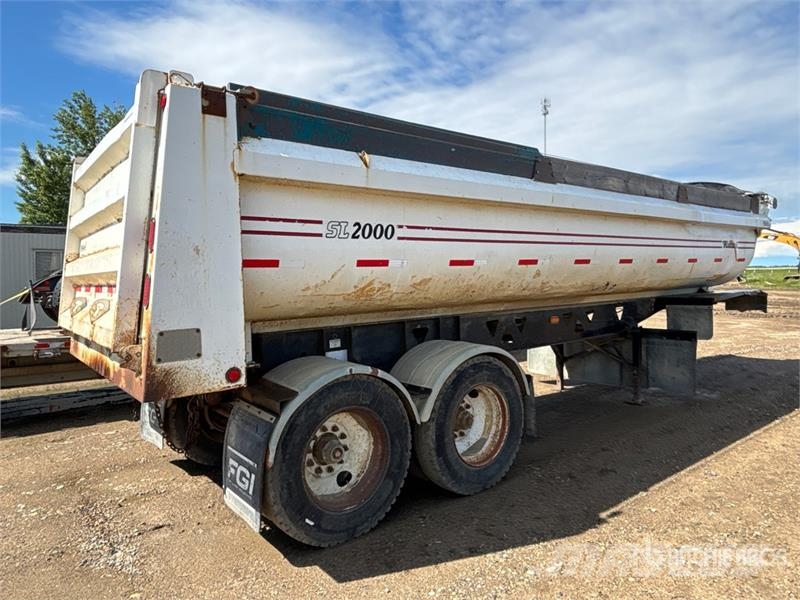 Midland MG28SL2000 28 ft T/A End Dump Trailer Damperli römorklari