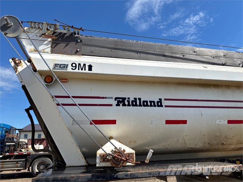 Midland MG28SL2000 28 ft T/A End Dump Trailer Damperli römorklari