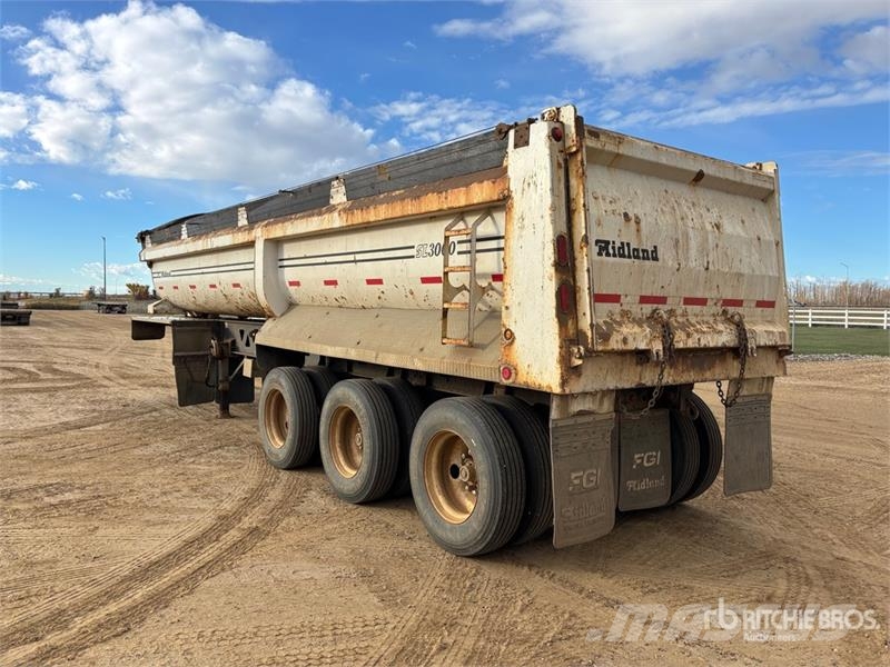 Midland SL3000 36 ft Tri/A End Dump Trailer Savivartės priekabos