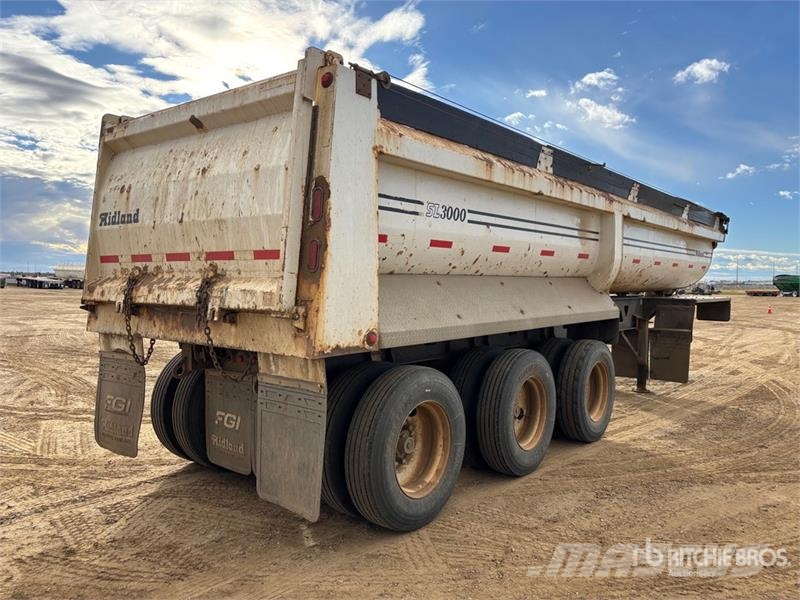 Midland SL3000 36 ft Tri/A End Dump Trailer Savivartės priekabos