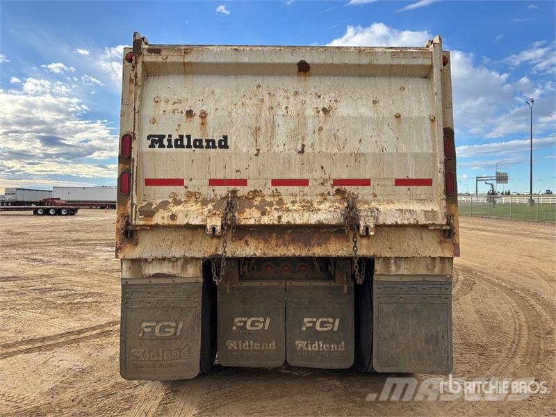Midland SL3000 36 ft Tri/A End Dump Trailer Savivartės priekabos