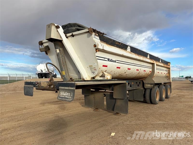 Midland SL3000 36 ft Tri/A End Dump Trailer Savivartės priekabos