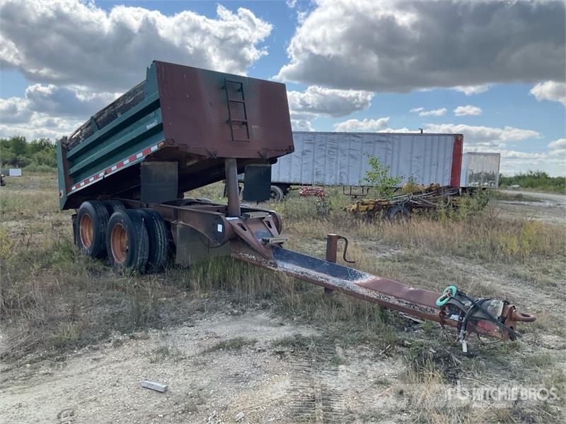 Midland XL2100 14 ft T/A Pup End Dump Trailer Damperli römorklari