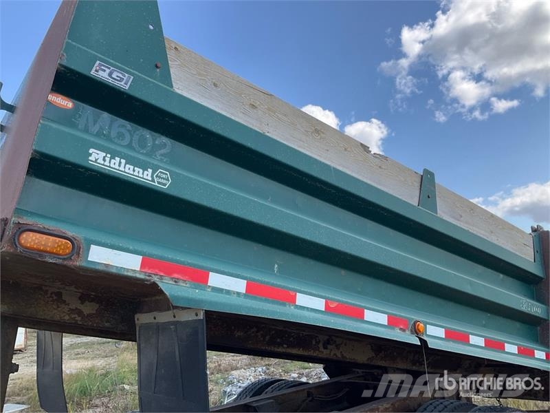 Midland XL2100 14 ft T/A Pup End Dump Trailer Damperli römorklari