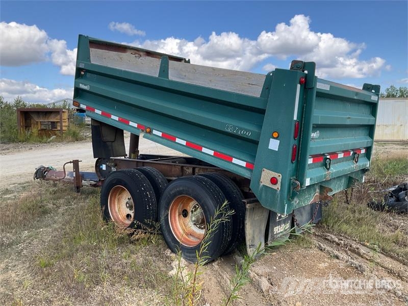 Midland XL2100 14 ft T/A Pup End Dump Trailer Damperli römorklari