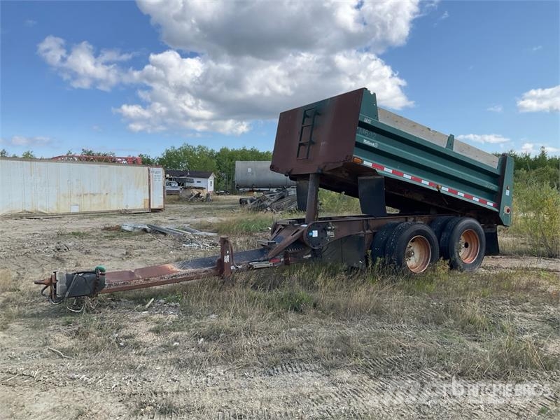 Midland XL2100 14 ft T/A Pup End Dump Trailer Damperli römorklari