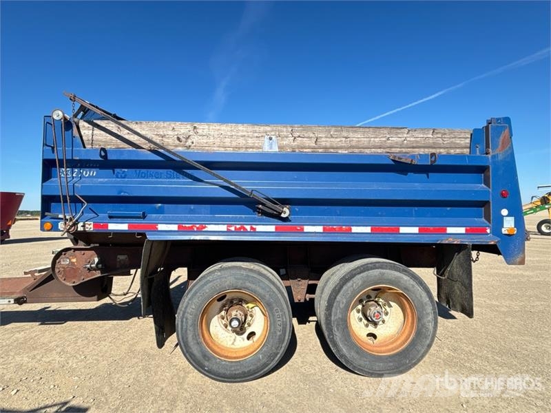 Midland XL2100 15 ft T/A Pup Dump Trailer Damperli römorklari
