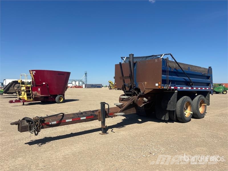 Midland XL2100 15 ft T/A Pup Dump Trailer Sora- ja kippiperävaunut