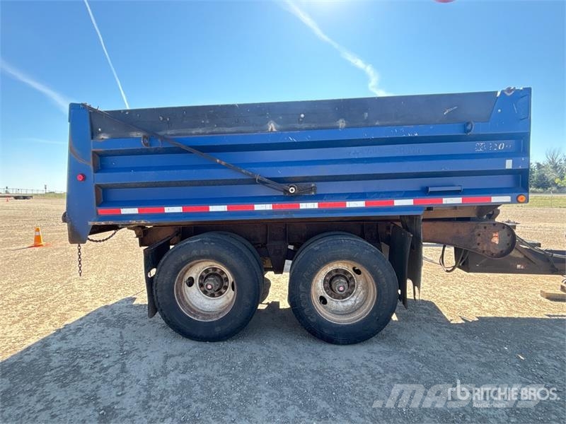 Midland XL2100 15 ft T/A Pup Dump Trailer Bañera