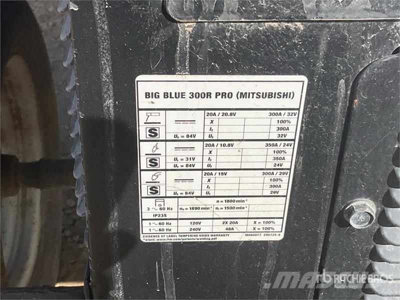 Miller Big Blue 300 Pro Mobile Multi-Process Engine Drive Welding machines