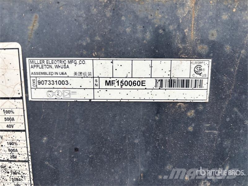 Miller Big Blue 500 20 A Skid-Mounted Multi-Process Engin Welding machines