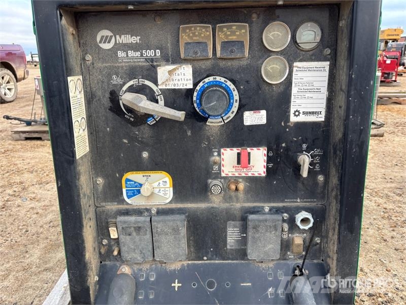 Miller Big Blue 500 20 A Skid-Mounted Multi-Process Engin Welding machines