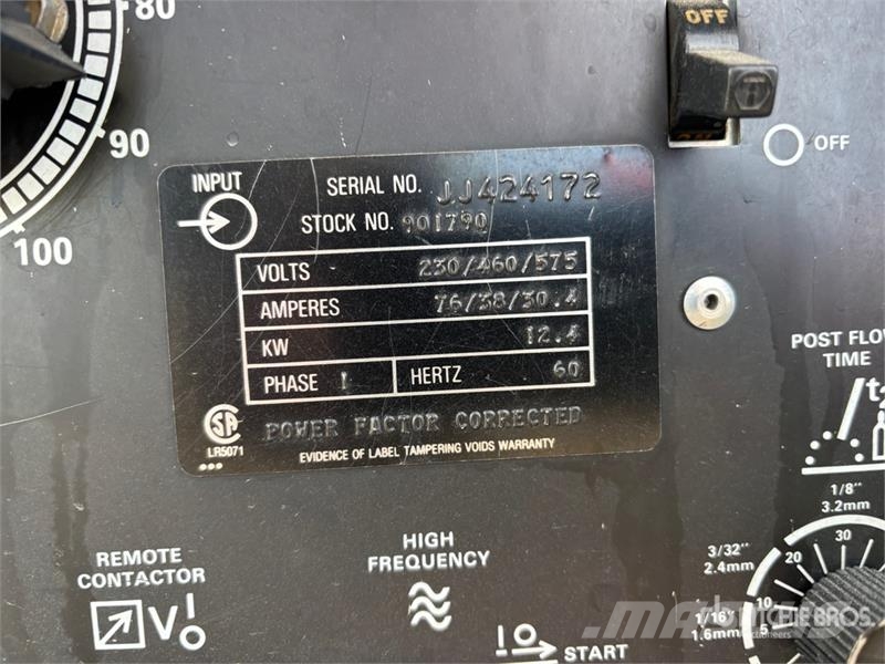Miller Dialarc HF - KE 18617 76 A TIG Electric Welder ماكينات لحام