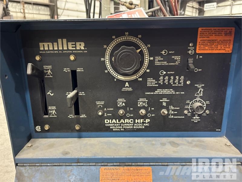 Miller Dialarc HF-P 250 A Multi-Process Electric Welder Máquinas de soldar