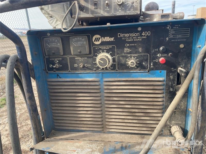 Miller Dimension 400 76 A Mobile Stick Electric Welder Schweissgeräte