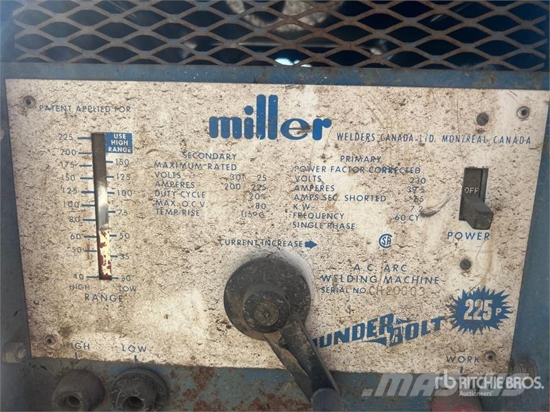 Miller Thunderbolt Mobile Electric Welder Svářecí stroje